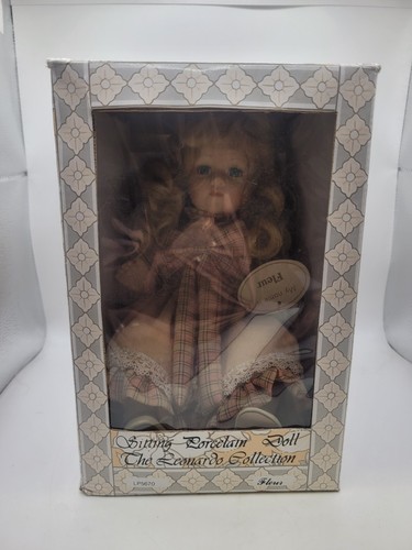 Vintage porcelain doll - porcelain,