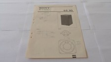 SONY SS-90 Speakers Original Technical Guide