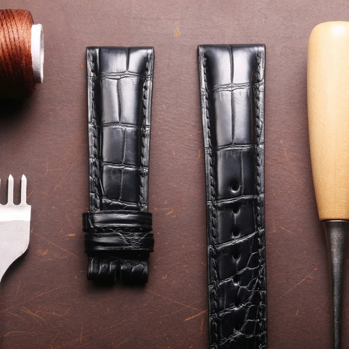Leather watch strap for - strap,