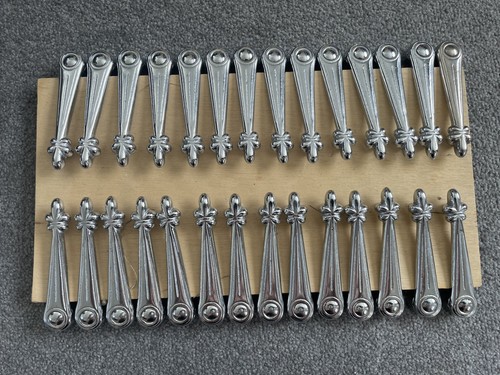 Vintage set art deco chrome - 28,