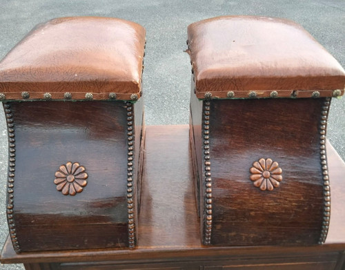 Vintage oak fireside coal - 2,