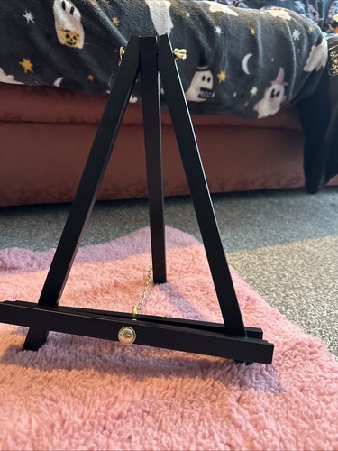 Small black wooden easel for - wooden,