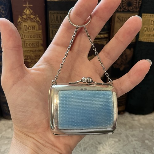 Antique sterling silver blue - antique,