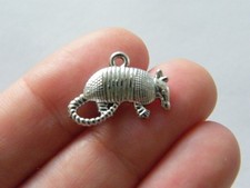 8 Armadillo charms antique