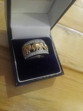 Tova Diamonique elephant ring