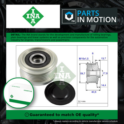 Overrunning alternator pulley - overrunning,