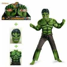 Boys Hulk Fancy Dress Kids Deluxe IncrediblE Marvel Avengers Cosplay Costume UK