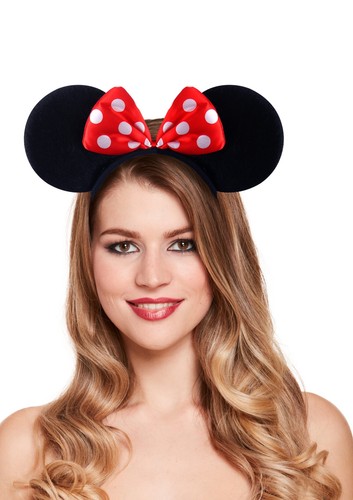 Mouse ear headband with red - headband,