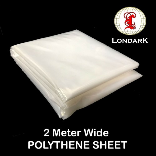 Plastic clear 2m wide - ,
