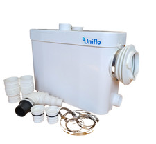 Saniflo Sanipack Alternative Uniflo Hideaway Plus Macerator Toilet Sink Shower