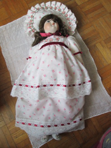 55cm long china boudoir - , doll