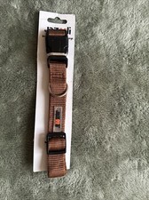 Bunty Adjustable Soft Fabric Dog Puppy Collar with Buckle and Clip for Lead