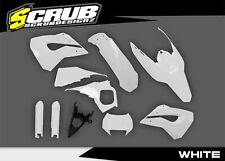 Husaberg TE 2011-2012 125 250 300 2-Stroke White Plastic Body Kit