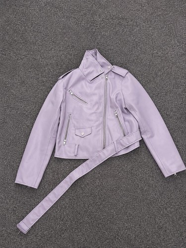 Zara lilac faux leather - zara,