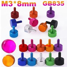 M3*8mm Colour Knurled Thumb