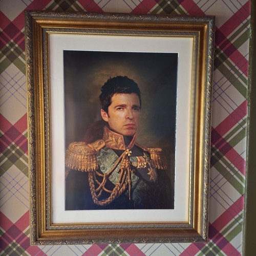 Noel gallagher oasis - oasis, framed