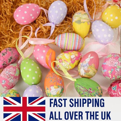 12pcs colorful painted easter - 12pcs,