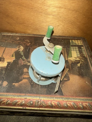 Vintage blue fishing - vintage,