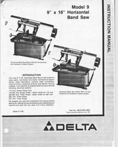 Delta model horizontal - model, 9