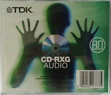 10x TDK CD-RXG 80 Audio Music