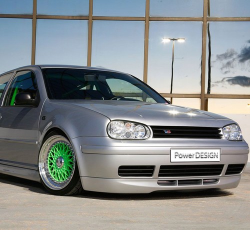 Front bumper spoiler lip - spoiler, for