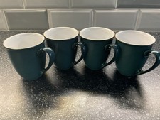 Denby Greenwich- 4 x Beaker Tea / Coffee Mugs