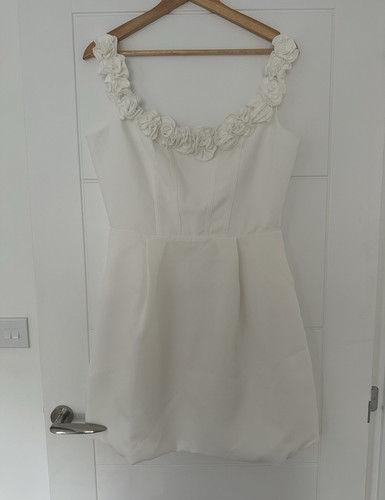 Coast ivory square neck ruffle - coast,