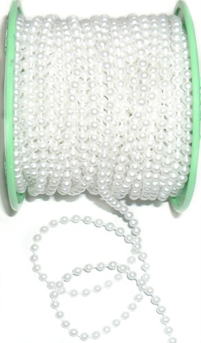 Strung string pearl - strung/string, beaded