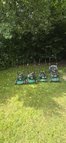 Petrol lawn mower - b&q,