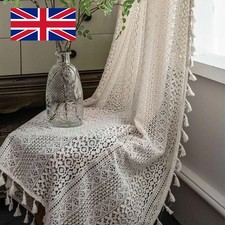 Crochet Lace Curtain Bedroom