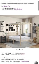 Four Poster Bed Frame - 4ft