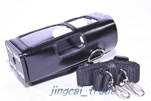 Hard leather case - case, motorola