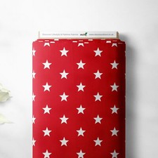100% Cotton Large Star Print