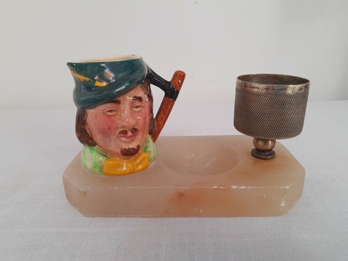 Vintage stone novelty ashtray - vintage,