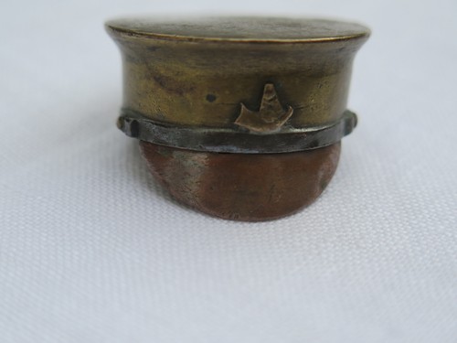 Trench art officers cap - officers, cap/hat