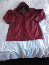 Jack Murphy Women's Outdoor Burgundy Waterproof Jacket Tweed Lined  Jacket UK16