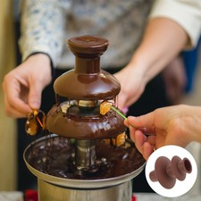  Chocolate Fountain Accessories Spiral Shaft Fondue Tower Part Rotor Replacement