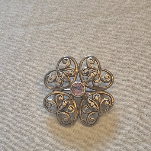 Vintage silver and - and, amethyst