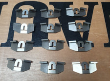 RENAULT 5 GT TURBO NEW SIDE SKIRT CLIP SPRUNG STAINLESS STEEL X 12 7703080051