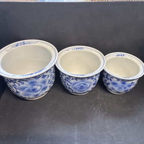 Vintage chinese blue white - 3,