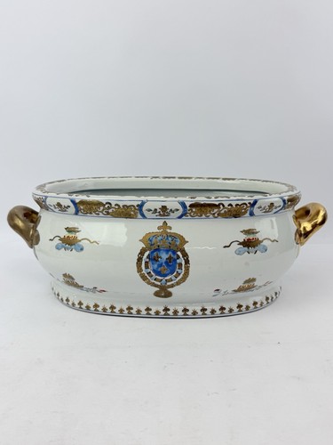 Vintage porcelain fleur lis - porcelain,