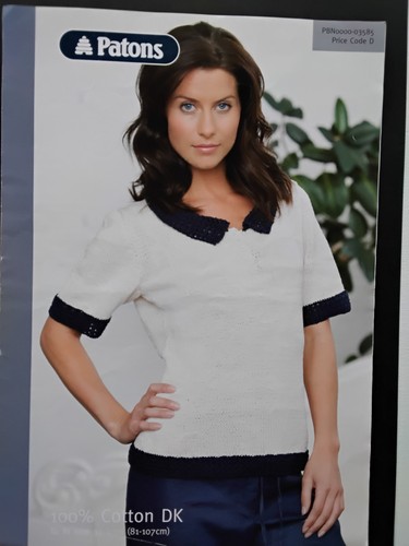 Patons knitting pattern 03585 - pattern,