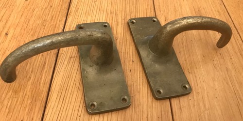 Mid century door handles - door,