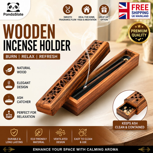 Wooden incense stick holder - incense,