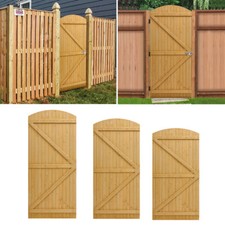 Privacy Wood / Iron Garden Gate Pedestrian Fence Gate Porch Decorative Fence Use