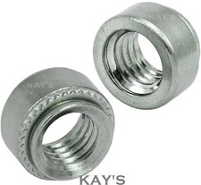 SELF CLINCHING NUTS STEEL ROUND THREADED CLINCH SWAGE INSERTS M3 M4 M5 M6 M8 M10