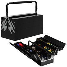 3 Tier Metal Toolbox 5 Tray
