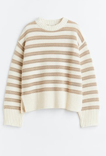 Hole knit jumper medium - hole,