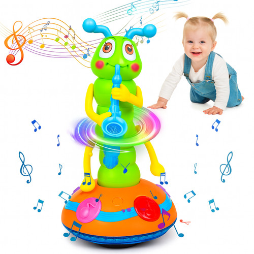 Dancing saxophone caterpillar - dancing,