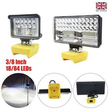 LED Work Light 2800Lm /11800 Lm Flashlight for Dewalt XR 18V 20V Lithium Battery